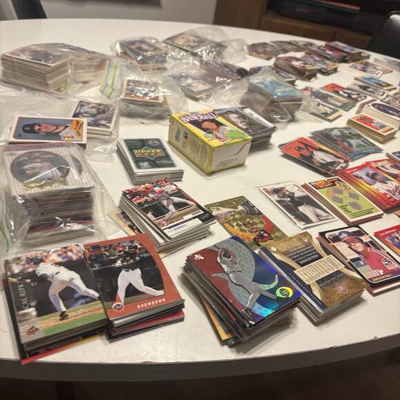 Lot Of Baseball Cards Vintage 80’s 90’s 00’s Topps Upper Deck Estate 10 Lbs - Picture 3 of 8